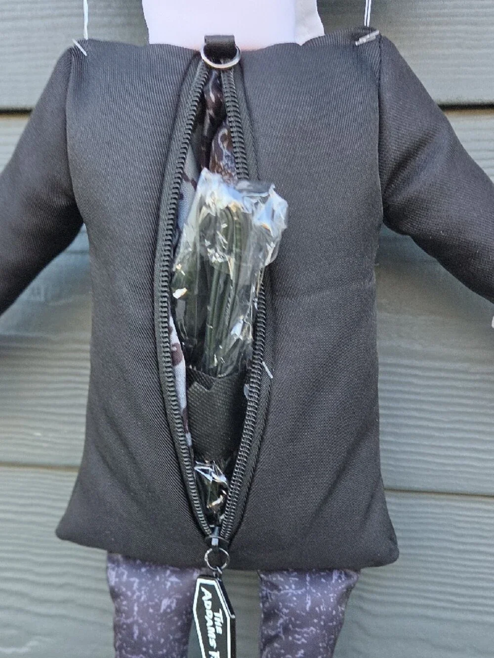The Addams Family Crossbody - Black & Tan Doll Style
